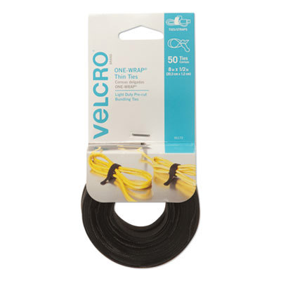 Velcro ONE-WRAP 0.5 x 8 Ties Hook & Loop